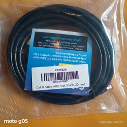 Cable Ethernet Cat 8 de 20 pies