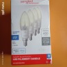 4 bombillas LED inteligentes tipo candelabro (forma B11)