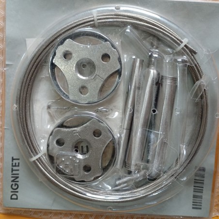 Cable para cortinas, acero inoxidable,197 "